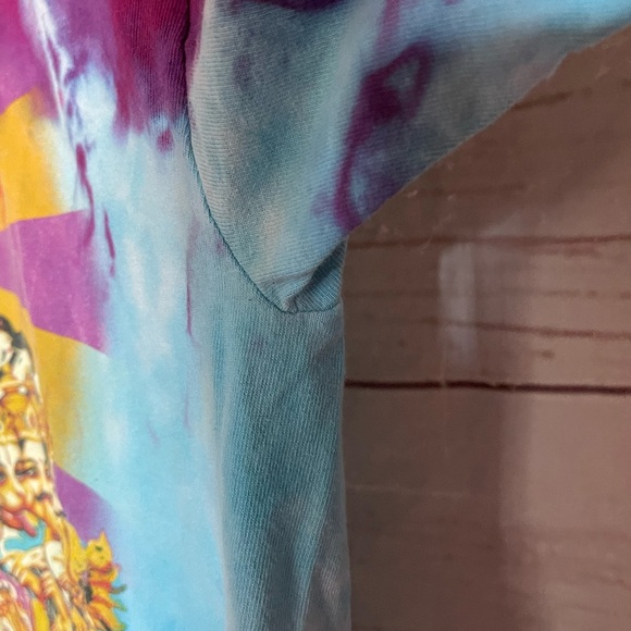 Liquid Blue Jimi Hendrix Axis Bold As Love Tie-Dye T-Shirt Size Large - Picture 4 of 8